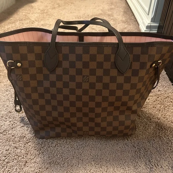 Authentic Louis Vuitton Neverfull MM Damier Ebene - Picture 2 of 9